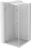 Mexen Lunar T cabină de duș cu ușă batantă stânga 110 x 110 cm, transparent, crom - 834T-110-110-01-00-L