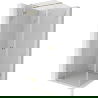 Mexen Lunar T cabină de duș articulată stânga 120 x 120 cm, transparent, aurie - 834T-120-120-50-00-L