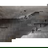 Mexen Lunar T cabină de duș cu deschidere pe partea stângă 110 x 110 cm, transparentă, neagră - 834T-110-110-70-00-L