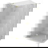 Mexen Lunar cabină de duș cu deschidere pe partea stângă 75 x 70 cm, transparent, auriu periat - 834-075-070-55-00-L