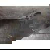 Mexen Lunar cabină de duș cu deschidere stânga 100 x 70 cm, transparentă, aurie periată - 834-100-070-55-00-L