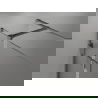 Mexen Lunar T cabină de duș cu deschidere stânga 140 x 70 cm, transparent, gun metal - 834T-140-070-95-00-L