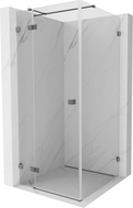 Mexen Lunar T cabină de duș cu deschidere spre stânga 120 x 120 cm, transparentă, gun metal - 834T-120-120-95-00-L