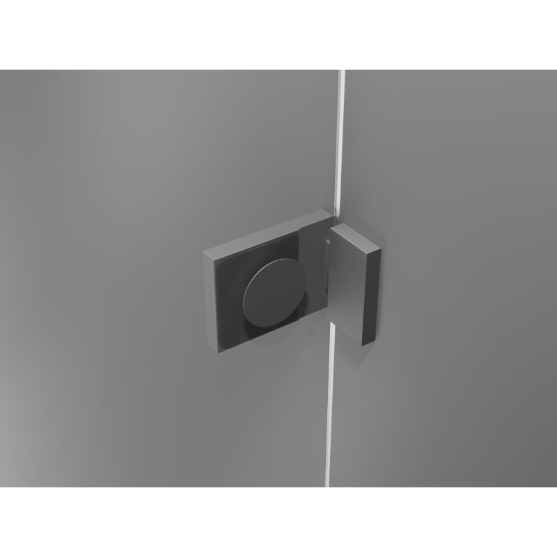 Mexen Lunar T balos zuhanyfülke balra táruló ajtóval 130 x 120 cm, átlátszó, gun metal - 834T-130-120-95-00-L