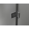 Mexen Lunar T cabina de duș batantă stânga 130 x 120 cm, transparent, gun metal - 834T-130-120-95-00-L