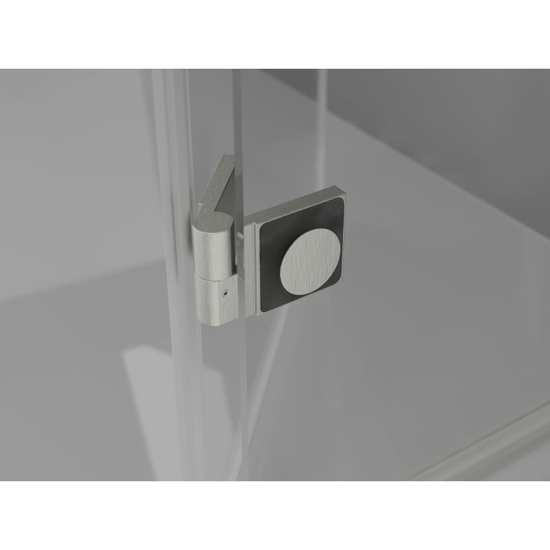 Mexen Lunar T cabină de duș cu ușă rabatabilă stânga 110 x 100 cm, transparent, nichel periat - 834T-110-100-97-00-L