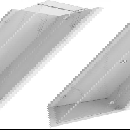 Mexen Lunar T cabină de duș cu deschidere dreaptă 135 x 110 cm, transparent, crom - 834T-135-110-01-00-P