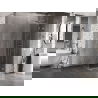 Mexen Lunar T cabină de duș cu ușă batantă dreapta 110 x 110 cm, transparentă, crom - 834T-110-110-01-00-P
