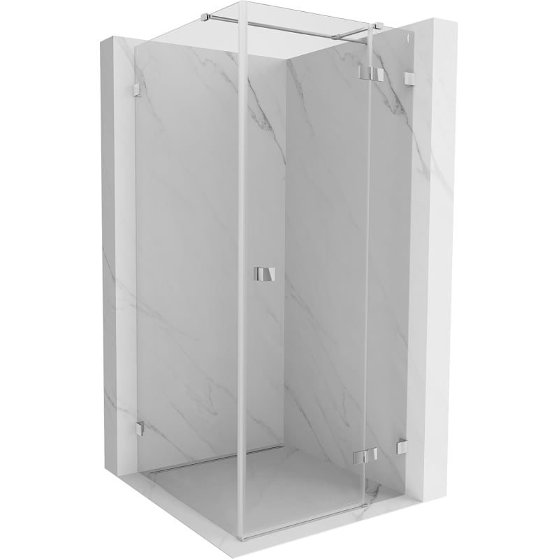Mexen Lunar T cabină de duș cu deschidere spre dreapta 120 x 120 cm, transparentă, crom - 834T-120-120-01-00-P