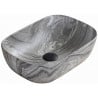 Mexen Rita lavoar pe blat 45 x 32 cm, piatră gri - 21084593