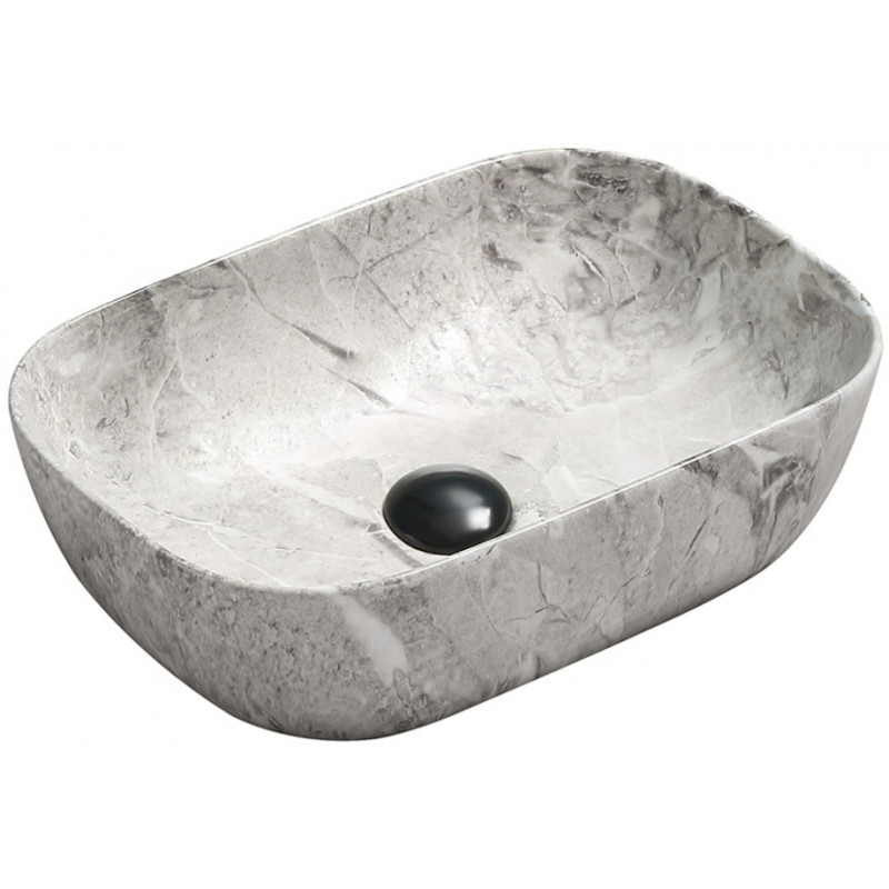 Mexen Rita chiuvetă de blat 45 x 32 cm, piatră gri - 21084598