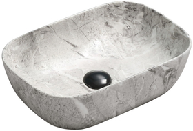 Mexen Rita chiuvetă de blat 45 x 32 cm, piatră gri - 21084598