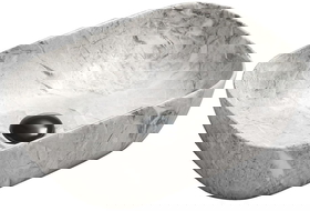 Mexen Rita chiuvetă pe blat 45 x 32 cm, piatră gri - 21084598