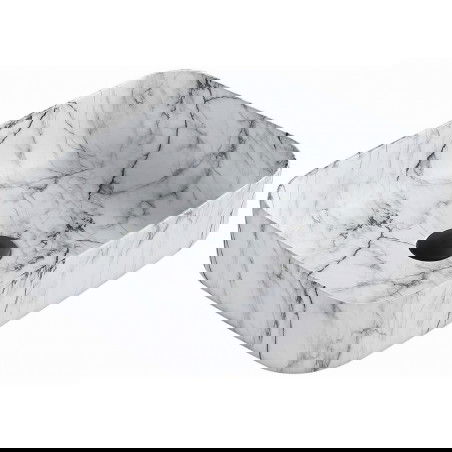 Mexen Carla lavoar de blat 50 x 39 cm, piatră albă - 21555093