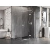 Mexen Lunar T cabina de duș cu deschidere pe dreapta 120 x 80 cm, transparentă, albă - 834T-120-080-20-00-P