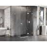 Mexen Lunar T cabina de duș cu deschidere pe dreapta 120 x 80 cm, transparentă, albă - 834T-120-080-20-00-P