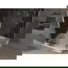 Mexen Omega cabină de duș extensibilă 100 x 100 cm, Grafit, Crom + cadă de duș Flat, Albă - 825-100-100-01-40-4010