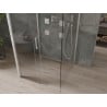 Mexen Omega-3S cabină de duș cu 3 pereți, culisantă 100 x 100 cm, transparentă, crom - 825-100-100-01-00-3S