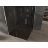 Mexen Omega cabină de duș extensibilă 100 x 100 cm, Grafit, Crom - 825-100-100-01-40