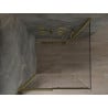 Mexen Omega cabină de duș glisantă 100 x 100 cm, transparentă, aurie - 825-100-100-50-00