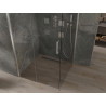 Mexen Omega 100 x 100 cm-es, tolóajtós zuhanykabin, átlátszó, króm - 825-100-100-01-00