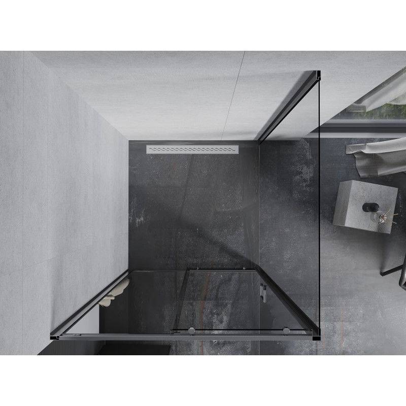 Mexen Apia cabină de duș culisantă 90 x 90 cm, transparentă, crom - 840-090-090-01-00