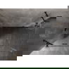 Mexen Lunar cabină de duș cu deschidere stânga 85 x 70 cm, transparent, neagră - 834-085-070-70-00-L