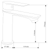 Mexen Royo R05 set cadă, Crom - 72203R05-00