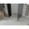 Mexen Lima 70 x 70 cm-es összecsukható zuhanykabin, grafit, króm - 856-070-070-01-40