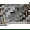 Mexen Lima harmonika-ajtós zuhanykabin 70 x 100 cm, Sötétszürke, Króm - 856-070-100-01-40