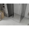 Mexen Lima harmonika-ajtós zuhanykabin 70 x 120 cm, Sötétszürke, Króm - 856-070-120-01-40