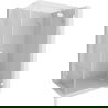 Mexen Lunar T cabină de duș pivotantă dreaptă 140 x 100 cm, transparentă, albă - 834T-140-100-20-00-P