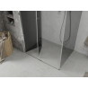 Mexen Lima 80 x 100 cm-es összecsukható zuhanykabin, grafit, króm - 856-080-100-01-40