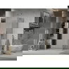 Mexen Lima harmonika-ajtós zuhanykabin 80 x 120 cm, Sötétszürke, Króm - 856-080-120-01-40