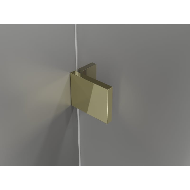 Mexen Lunar-B L cabină de duș, ușă batantă stânga 95 x 70 cm, transparent, aurie - 832L-095-070-50-00-L