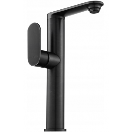 Mexen Milo baterie lavoar înaltă cu mâner lateral, neagră - 71315-70