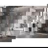 Mexen Lunar-F Duo cabină de duș pliabilă 100 x 95 cm, transparent, albă - 836-100L-095P-20-00