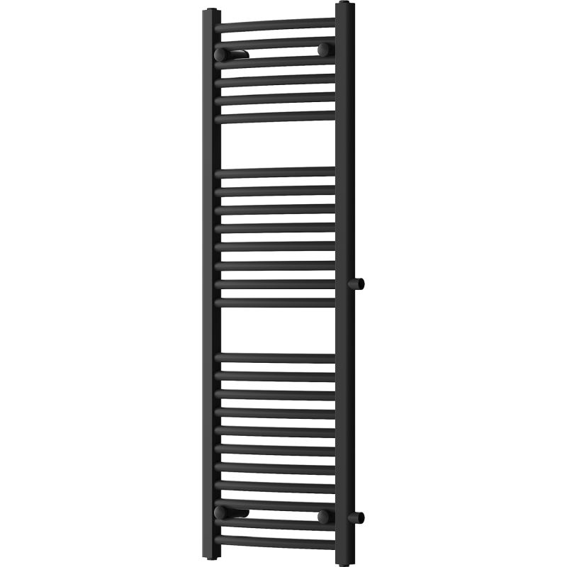 Mexen Ares oldalsó fürdőszobai radiátor 1200 x 400 mm, 442 W, fekete - W102-1200-400-00-70-S