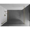 Mexen Kioto perete de duș 140 x 200 cm, transparent 8 mm, Aurie - 800-140-101-50-00