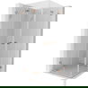 Cabină de duș pliabilă Mexen Lunar-F Duo 85 x 85 cm, transparent, cupru periat - 836-085L-085P-65-00