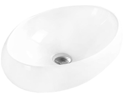 Mexen Silvia 60 x 40 cm-es pult fölötti mosdó, fehér - 21686000