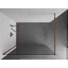 Mexen Kioto perete de duș 70 x 200 cm, transparent 8 mm, Roz-auriu - 800-070-101-60-00