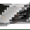 Mexen Kioto perete de duș 90 x 200 cm, transparent 8 mm, Roz-auriu - 800-090-101-60-00