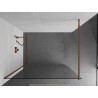 Mexen Kioto Walk-in zuhanyfal 90 x 200 cm, átlátszó 8 mm, rózsaarany - 800-090-101-60-00