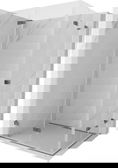 Mexen Lunar-F Duo zuhanykabin összehajtható 90 x 80 cm, átlátszó, gun szürke kefélt - 836-090L-080P-66-00