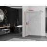 Mexen Kioto Walk-in zuhanyfal 100 x 200 cm, átlátszó 8 mm, rózsaarany - 800-100-101-60-00