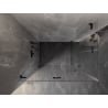Mexen Lunar-F Duo cabină de duș pliabilă 75 x 70 cm, transparent, negru - 836-075L-070P-70-00