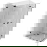 Mexen Lunar-F Duo cabină de duș pliabilă 100 x 80 cm, transparent, neagră - 836-100L-080P-70-00