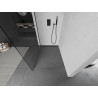 Mexen Kioto Walk-in zuhanyfal 90 x 200 cm, átlátszó 8 mm, fekete - 800-090-101-70-00