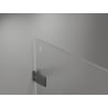 Mexen Lunar-F Duo cabină de duș pliabilă 80 x 75 cm, transparentă, metal pistol - 836-080L-075P-95-00